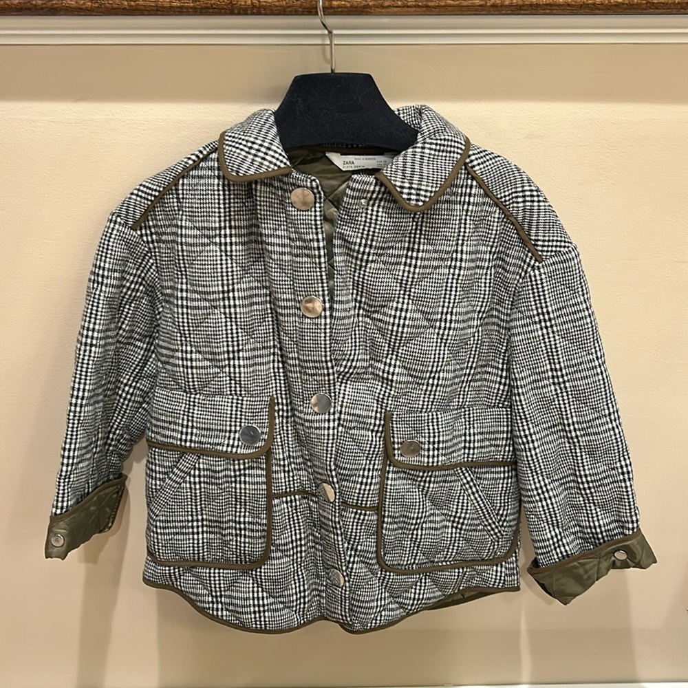 Zara Plaid Jacket